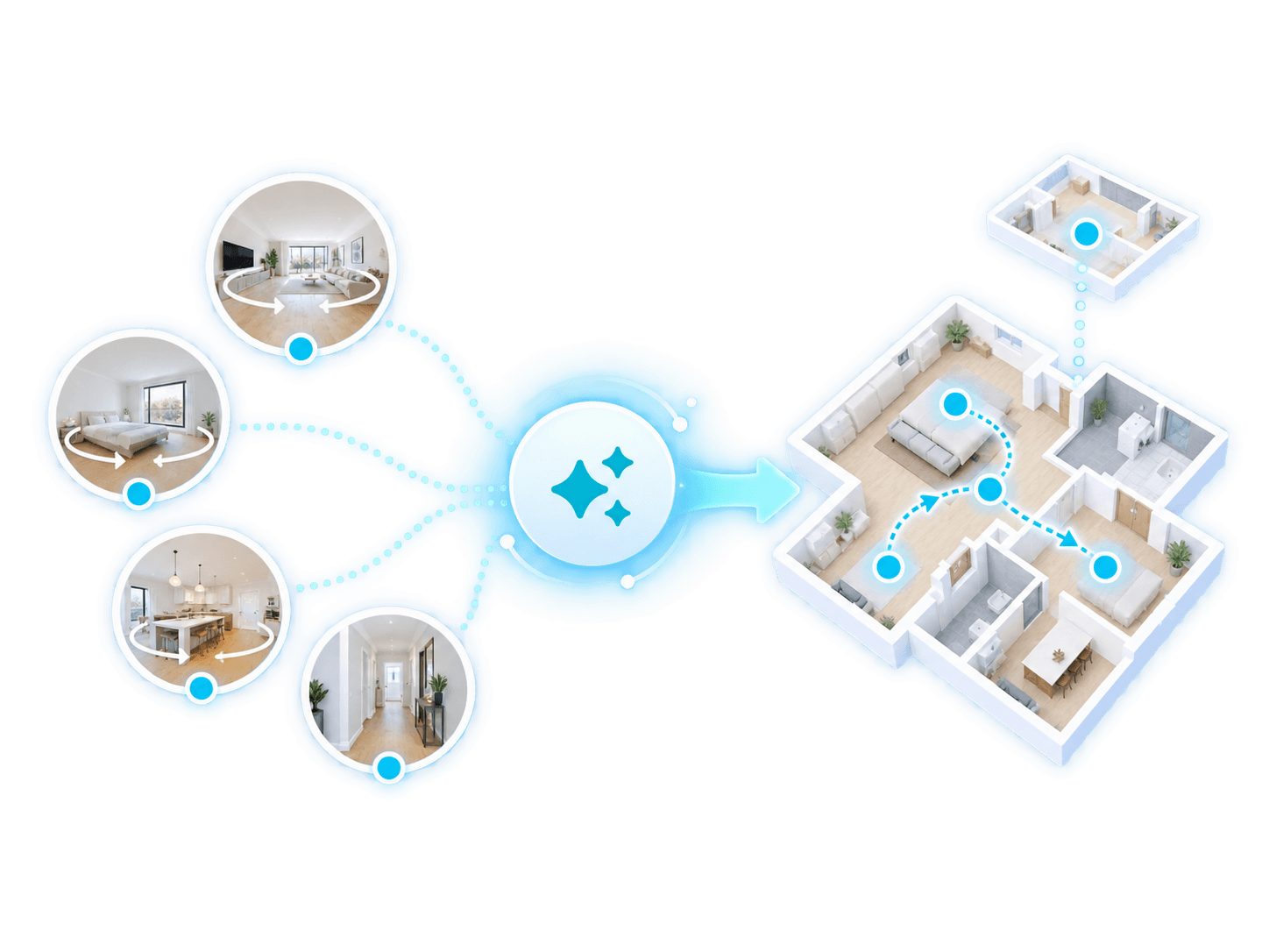 Create a Walkable 3D House in One Click