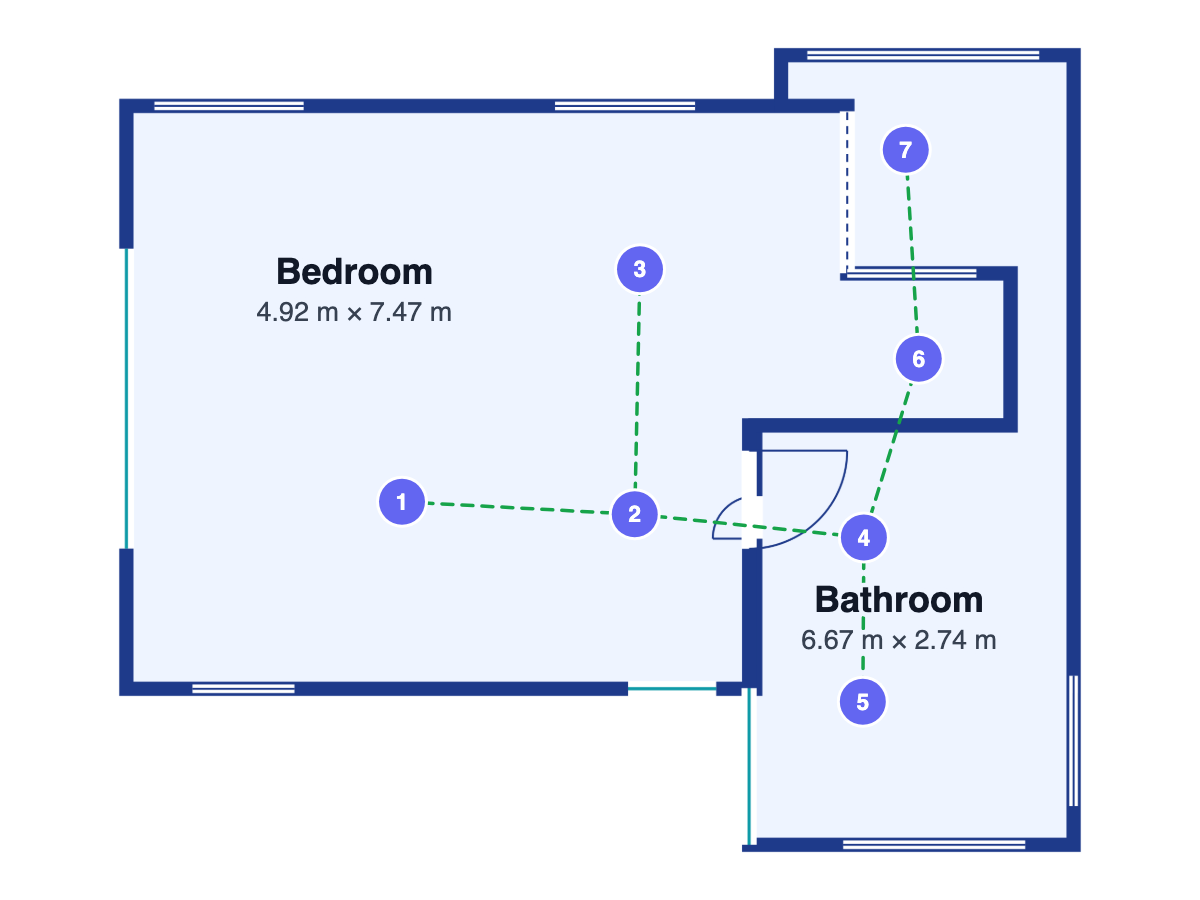 AI Floor Plans for Street View Arrows